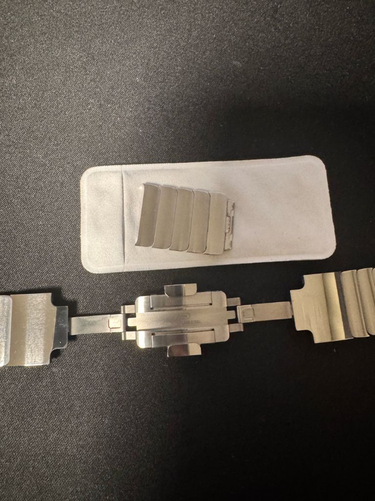 애플워치 링크 브레이슬릿 실버 42mm 이미지