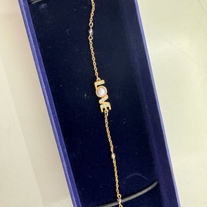 스와로브스키 정품 (풀박) 러브 팔찌 이미지