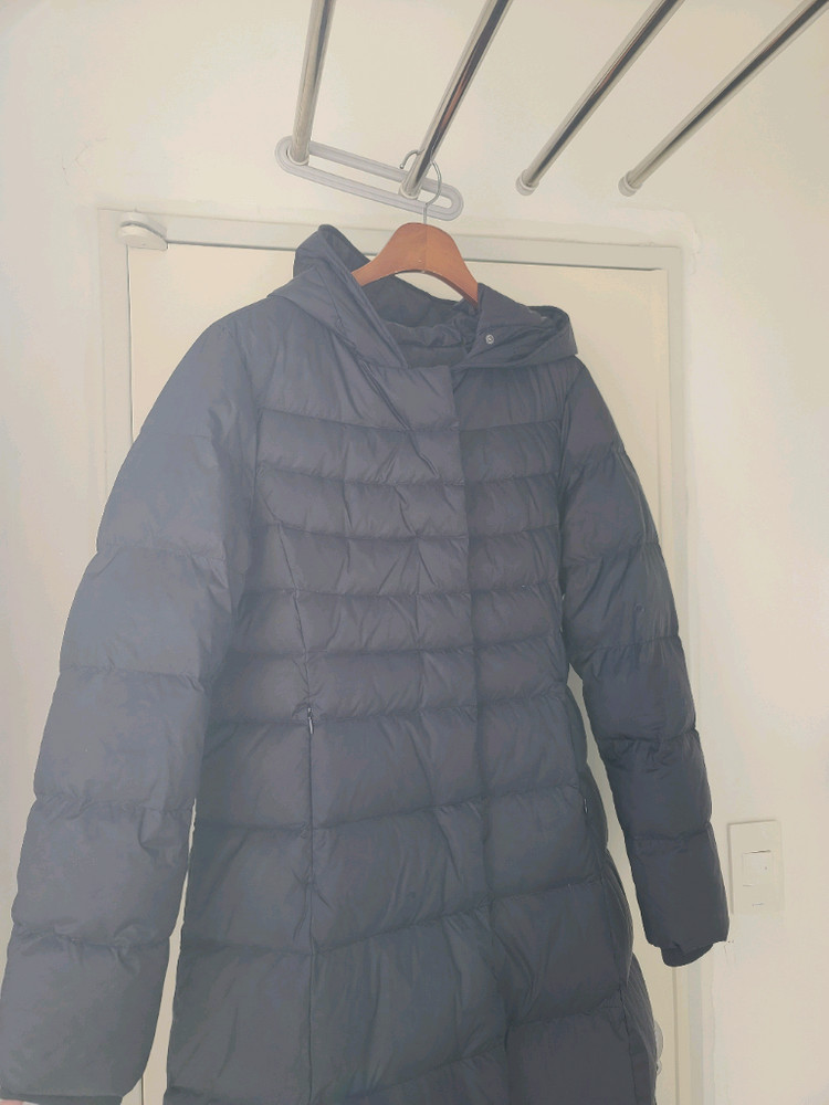 여성 Cacharel Paris 까사렐 구스다운 후드 롱패딩 경량 겨울 아우터 77 / 자라 지컷 오일릴리 랑방 이미지