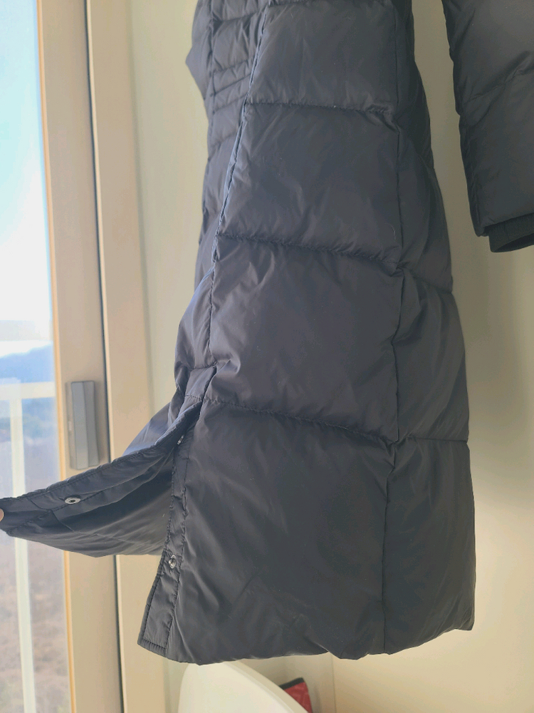 여성 Cacharel Paris 까사렐 구스다운 후드 롱패딩 경량 겨울 아우터 77 / 자라 지컷 오일릴리 랑방 이미지