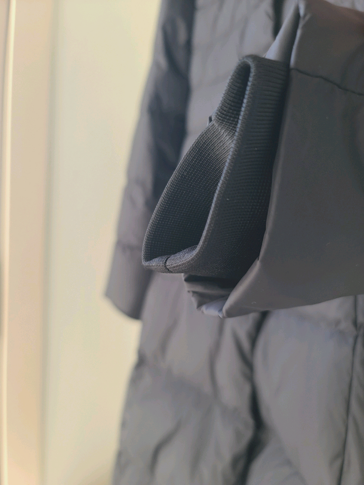 여성 Cacharel Paris 까사렐 구스다운 후드 롱패딩 경량 겨울 아우터 77 / 자라 지컷 오일릴리 랑방 이미지