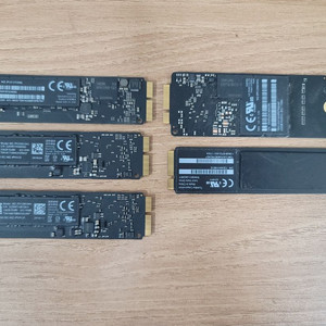 애플 2010~2017 맥북프로 맥북에어 아이맥 맥미니 등에 사용되는 SSD 128G 256G 512G 이미지