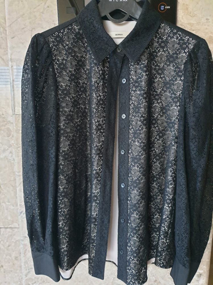 bowen 보웬 레이스 블라우스, 레이스 스커트 일괄 한섬 타임 마인 이미지