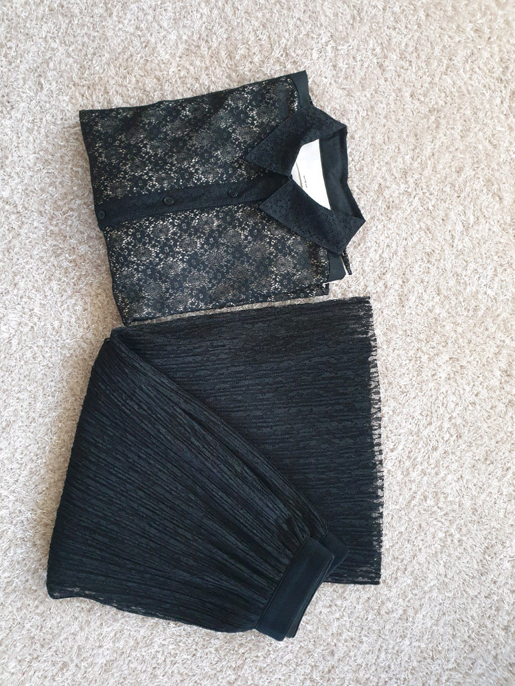 bowen 보웬 레이스 블라우스, 레이스 스커트 일괄 한섬 타임 마인 이미지