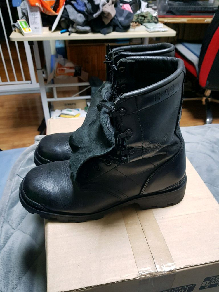 접착식 전투화 군화 255M 판매 이미지