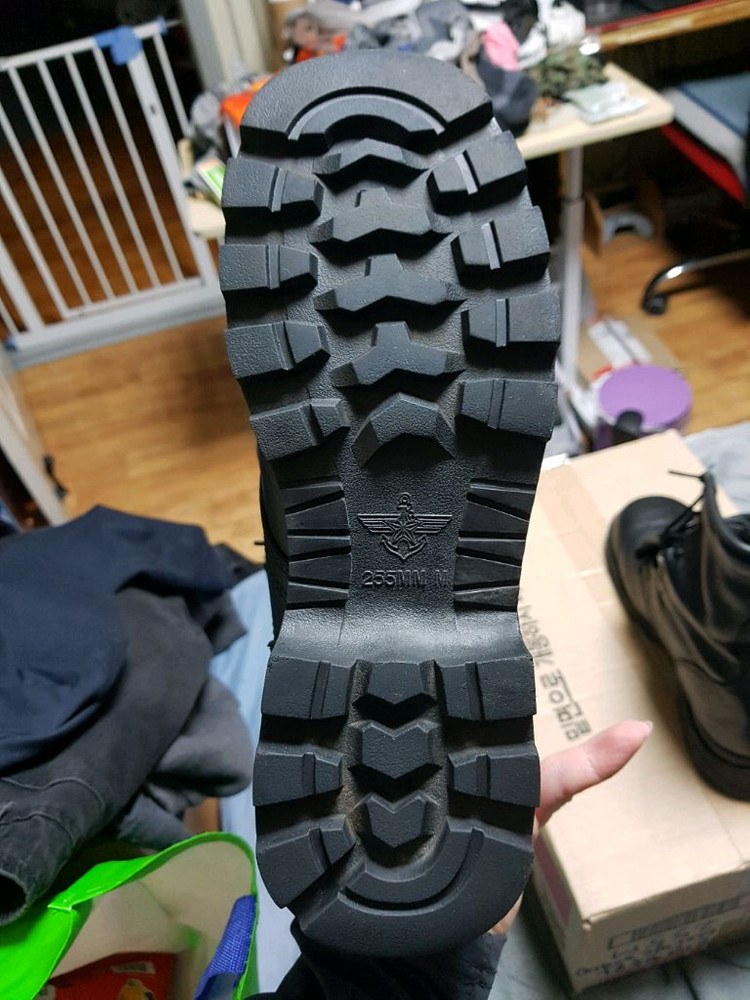 접착식 전투화 군화 255M 판매 이미지