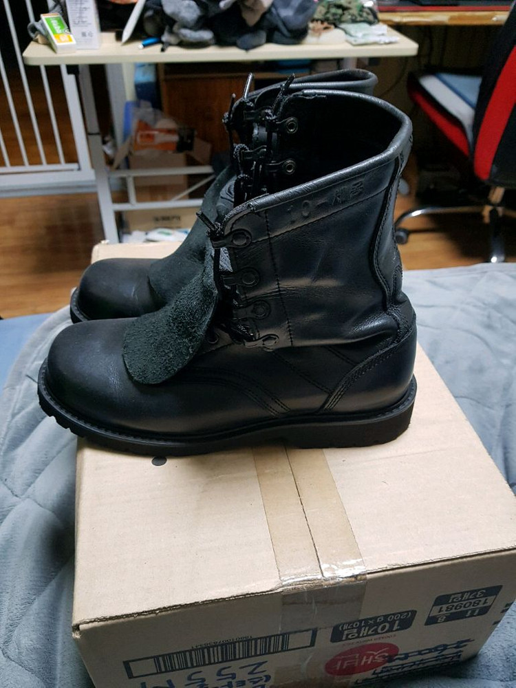 개선 사출식 전투화 군화 255S 판매 이미지