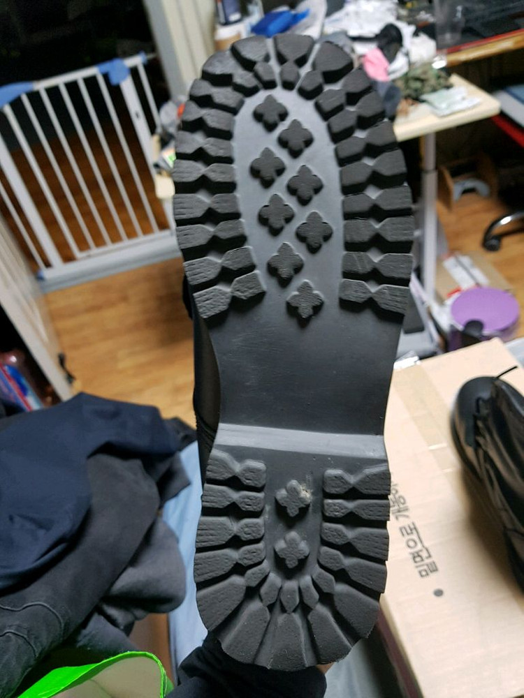 개선 사출식 전투화 군화 255S 판매 이미지