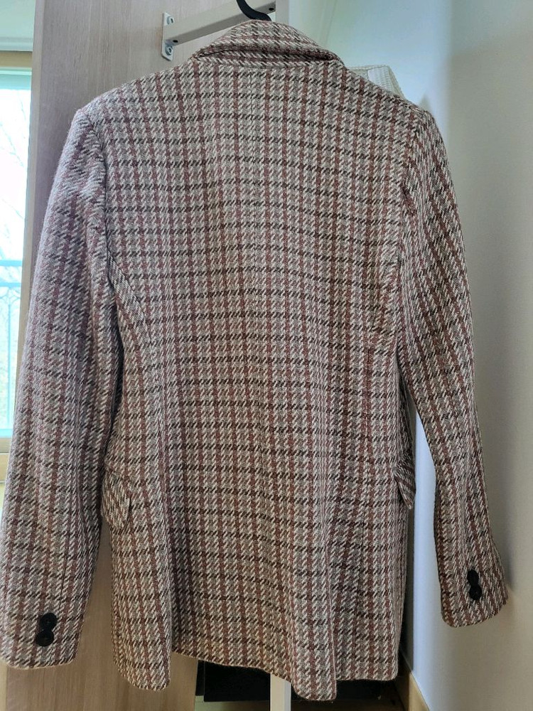 Soup 체크 더블 모직코트 55사이즈 이미지