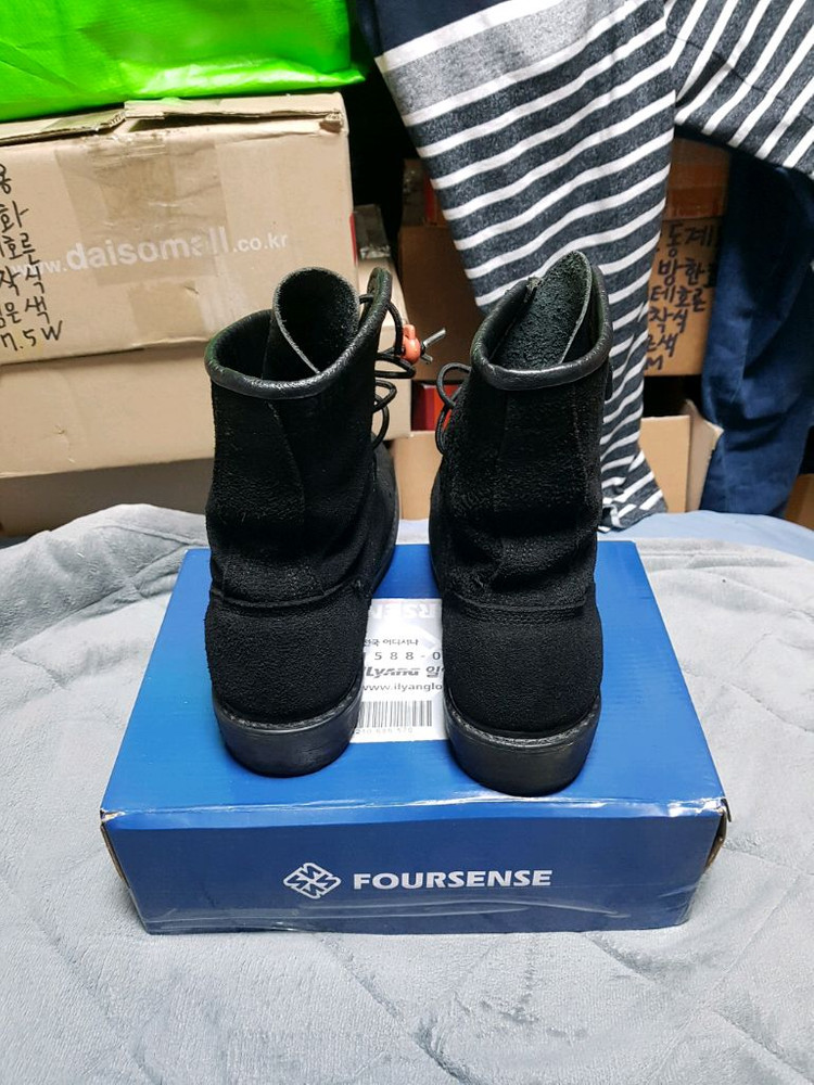 해병대 개선 봉합화 전투화 군화 255M 판매 이미지