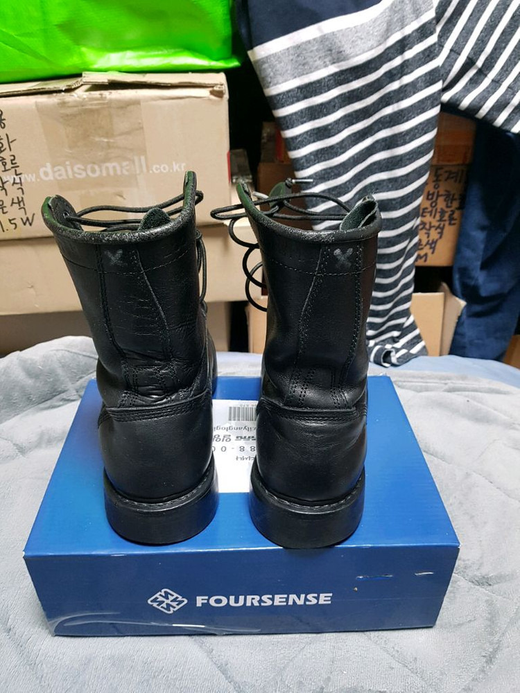 개선 봉합식 전투화 군화 255M 판매 이미지