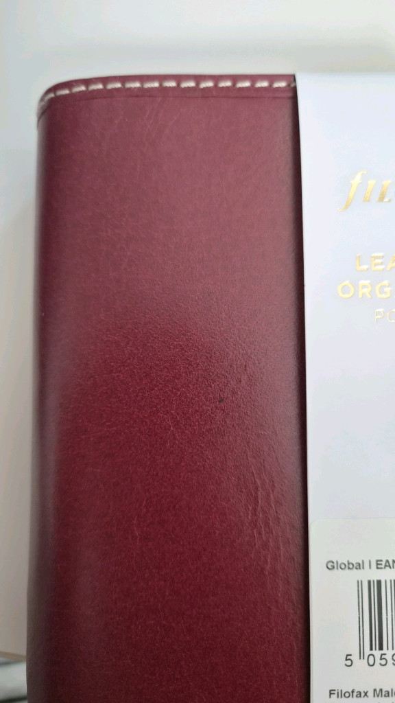 파일로팩스 포켓 사이즈 버건디 A7 다이어리 이미지