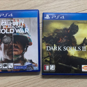 소니 플스4 PS4 콜오브듀티 콜드워, 다크소울 각각 팝니다. 이미지