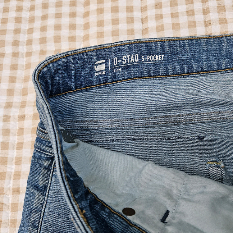 지스타로우 슬림핏 청바지 남자33 이미지