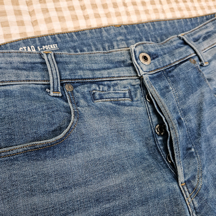 지스타로우 슬림핏 청바지 남자33 이미지