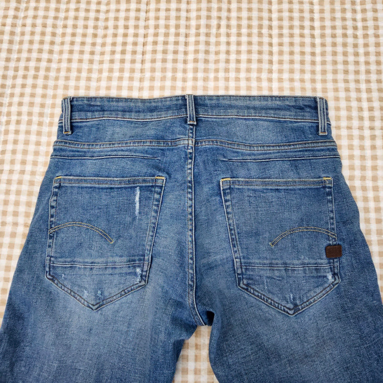 지스타로우 슬림핏 청바지 남자33 이미지