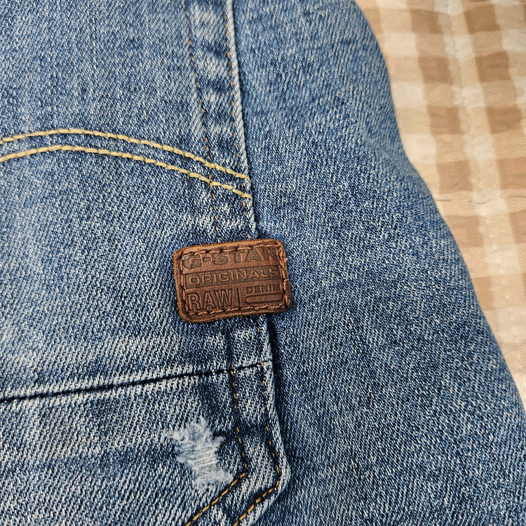 지스타로우 슬림핏 청바지 남자33 이미지