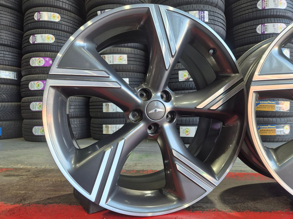 제네시스 GV80 22인치 페이스리프트 중고 휠타이어 세트 판매 이미지