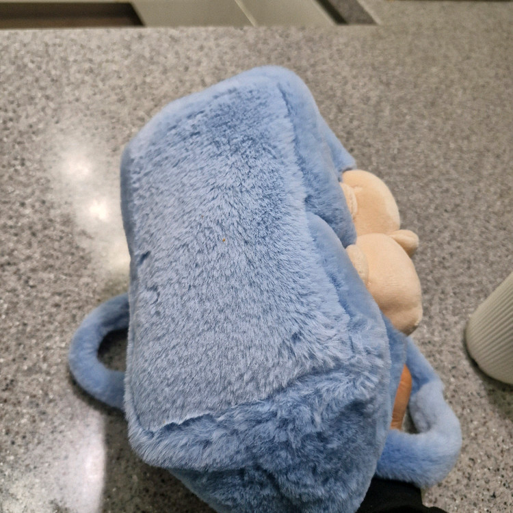 짱구 털 토끼 토트백 가방 이미지