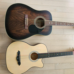 기타 두 대 이미지