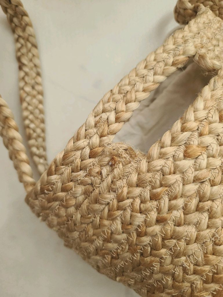 자라 ZARA 주트백 여름 가방 크로스백 숄더백 황마 바스켓 바구니 / 에잇세컨즈 듀엘 아르켓 H&M 린넨 이미지