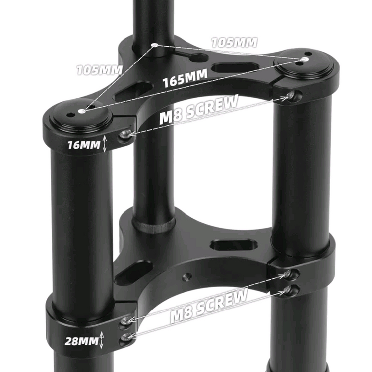 20인치 팻바이크 서스펜션 포크, 전용스템31.8mm 택포25만원 이미지