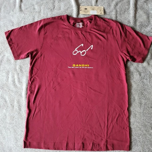 인도 간디 기념 티셔츠 Gandhi, Mohandas Karamchand 티셔츠 XL 미개봉 신품 이미지