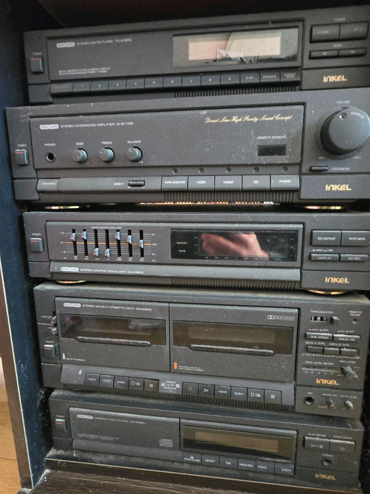 인켈 전축 오디오 이미지