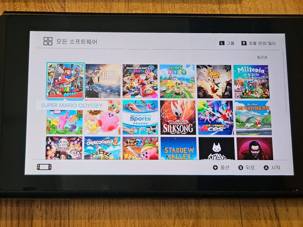 [닌텐도 스위치] 풀세트 판매 - SD카드 128GB 가능버전 이미지