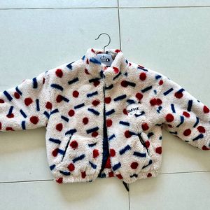 리미떼두두 23FW 컬러포인트 퍼 집업 자켓 L 이미지