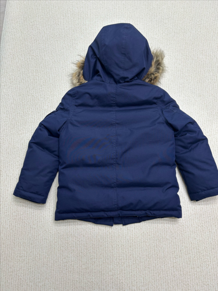 폴로 랄프로렌 키즈 후드 다운 파카 오리털 패딩 점퍼 5T 사이즈 이미지
