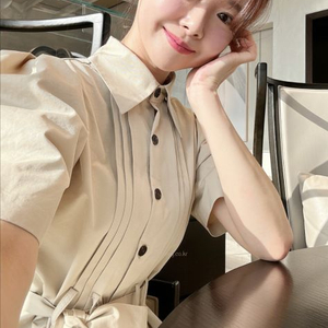 (가격내림끝)바이씨니 개버딘트렌치원피스 이미지