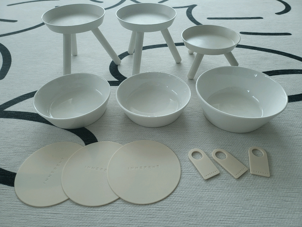 인히어런트 펫 식기 세트, 머그 정수기 (고양이 강아지 밥그릇, 정수기) 이미지