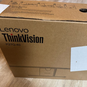 레노버 ThinkVision P27Q-40 27인치 모니터 미개봉 이미지