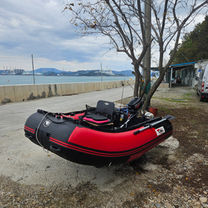 무면허 고무보트 세트 팝니다.(쿠마 280(알류미늄)보트,머큐리 4.9마력) 이미지