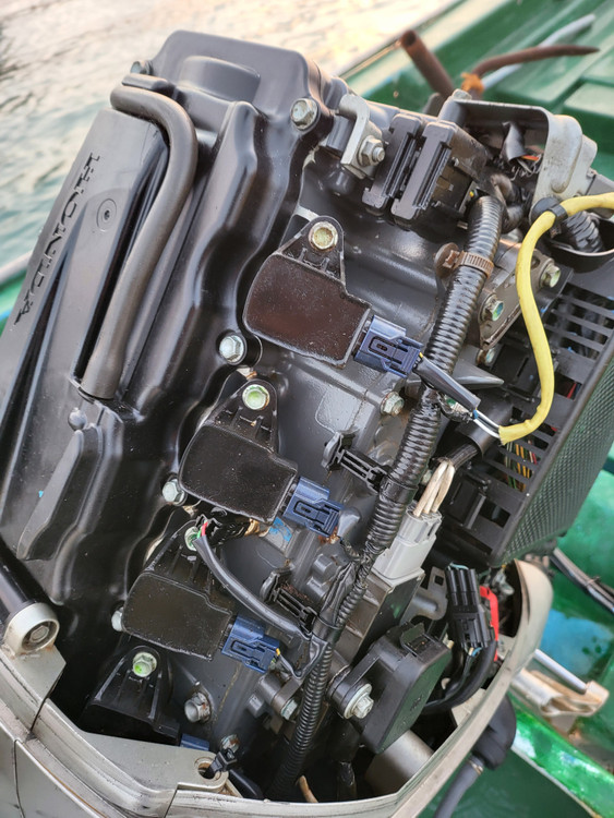 혼다 90마력 4싸 레저보트 낚시배 판매 이미지