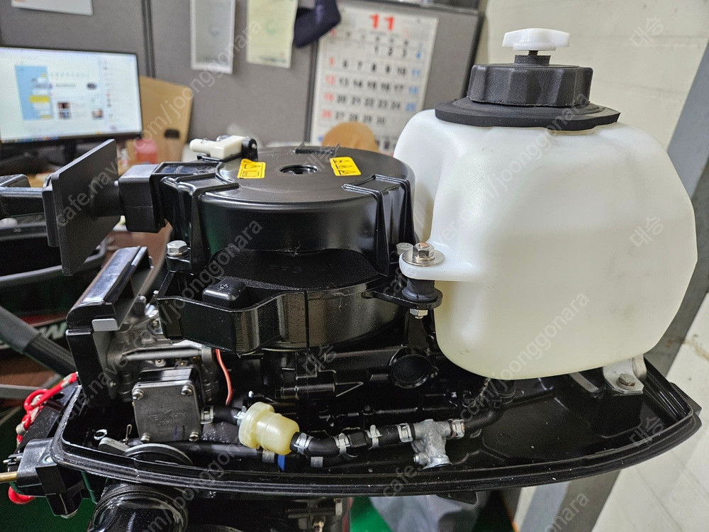 무면허 고무보트 세트 팝니다.(쿠마 280(알류미늄)보트,머큐리 4.9마력) 이미지