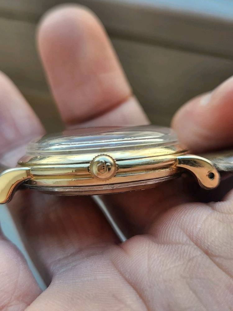 오메가 빈티지 14k 골드필드 시계 (망치무브) 이미지