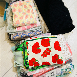 짜투리 및 레이스등 원단 일괄 이미지