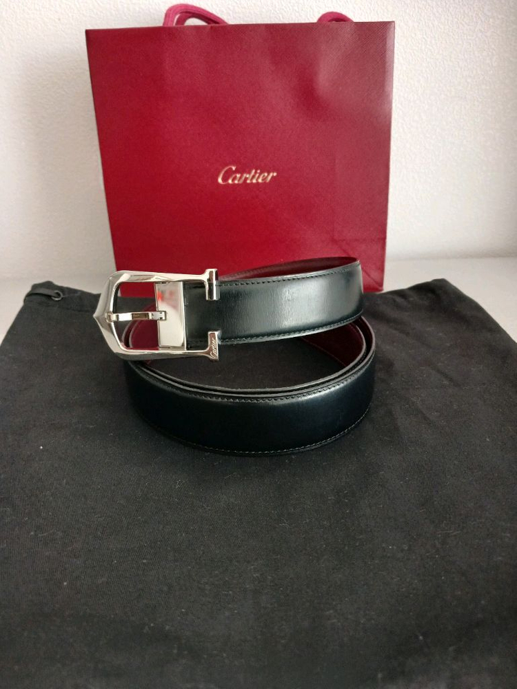 까르띠에 양면 가죽벨트 정품 이미지