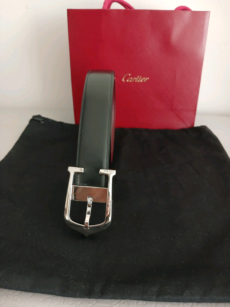 까르띠에 양면 가죽벨트 정품 이미지