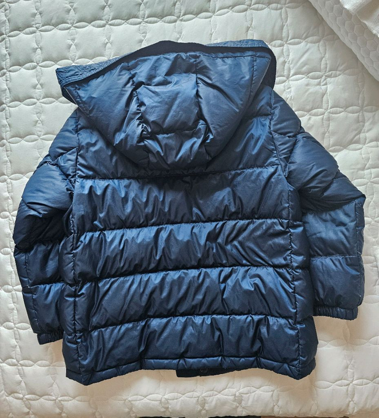 버버리 키즈 패딩 8Y 네이비 이미지