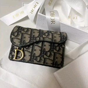 디올 오블리크 새들 카드지갑 이미지