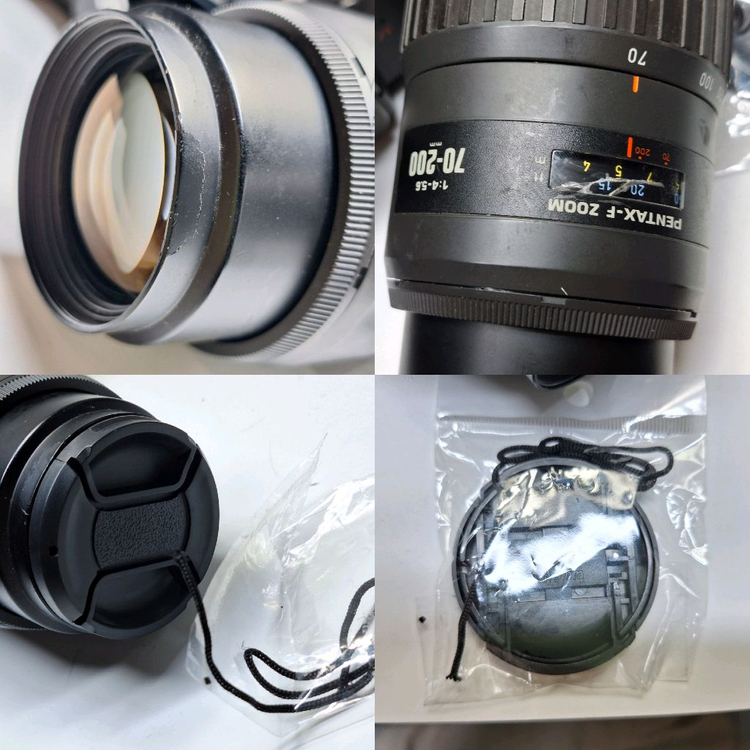 빈티지 필름카메라 풀세트/펜탁스 SF7 70-200mm 렌즈 스트랩 카메라가방 레트로 필카 감성 사진 앤틱 이미지