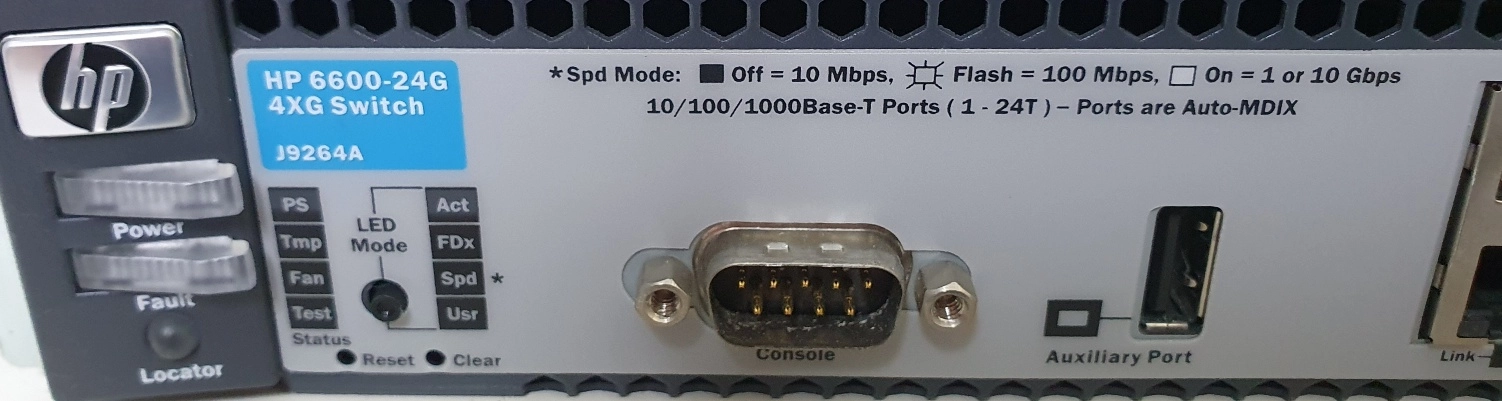 HP Procurve 6600-24G-4XG MANAGED 10GBE SWITCH 이미지