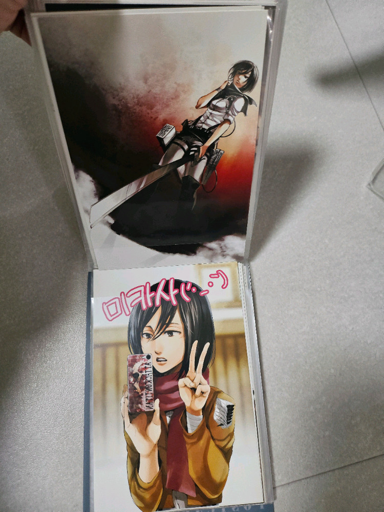 진격의거인 포스트카드 앨범 이미지