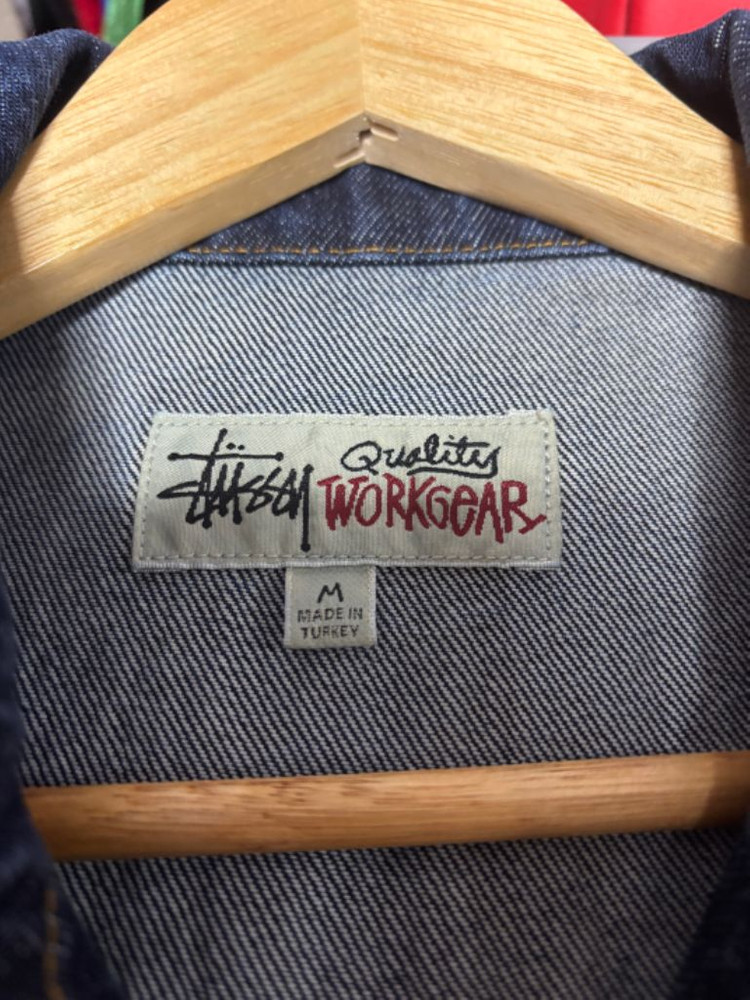 [M] 스투시 SS링크 집 워크 자켓 원 워시 이미지