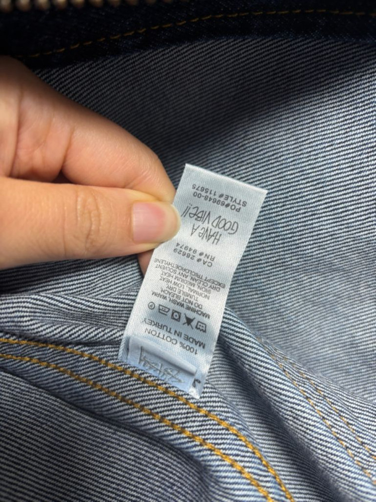 [M] 스투시 SS링크 집 워크 자켓 원 워시 이미지