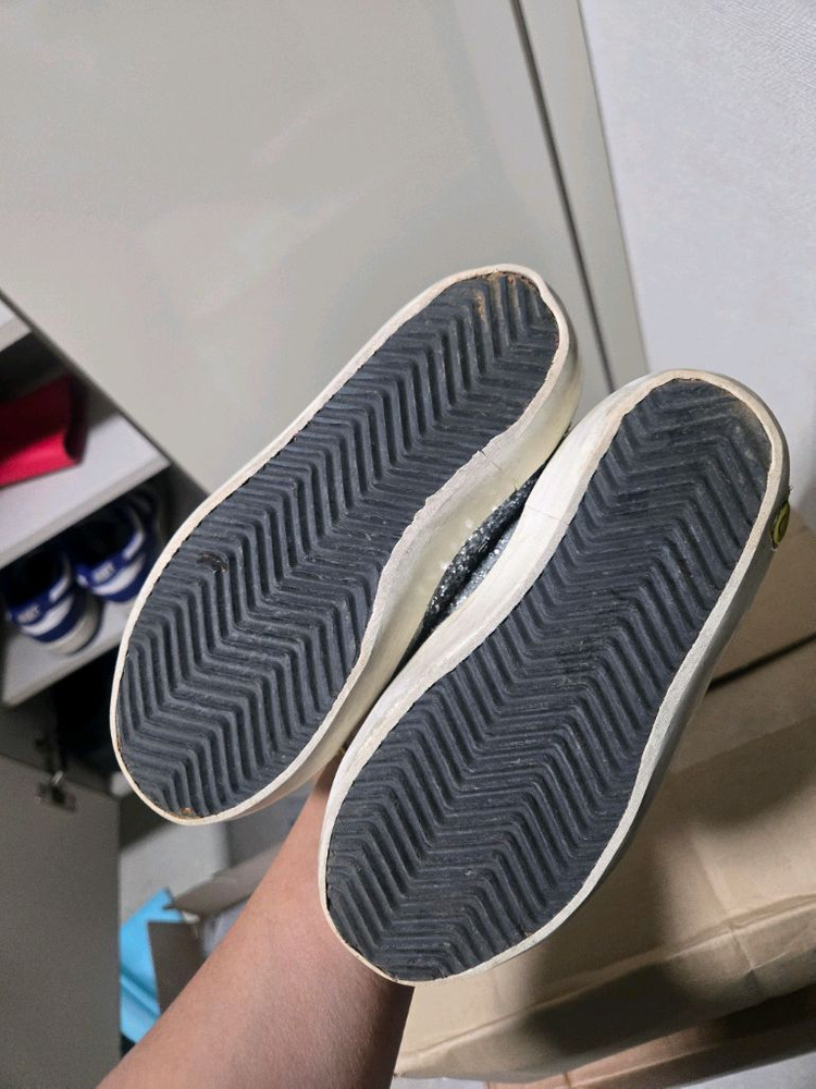 골든구스 키즈 실버글리터 28사이즈 이미지