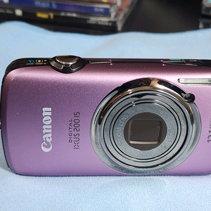 캐논 IXUS 200 is 익서스 200 is 빈티지 핑크색 디카 이미지